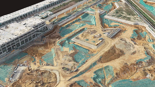 大疆智图三维建模.gif