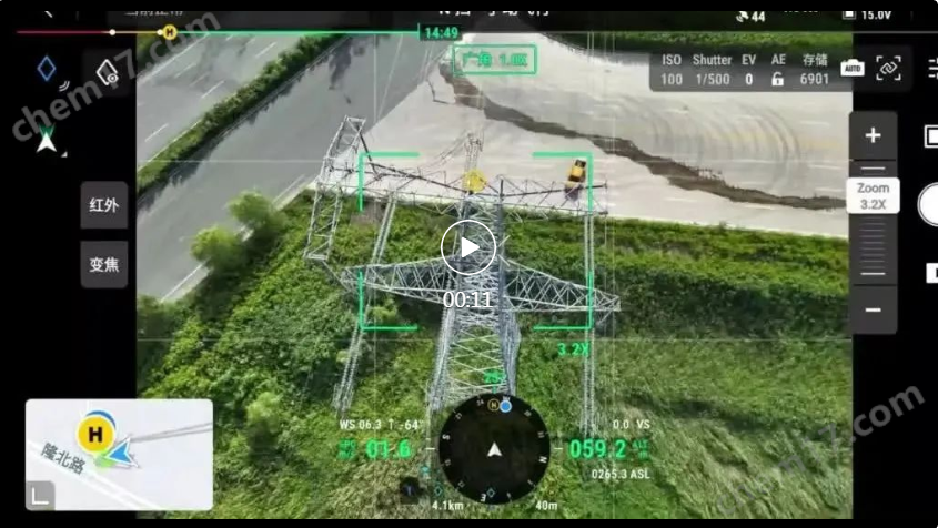 炮机videosAV 大疆 Mavic3T 航线优化，高效作业-航带飞行