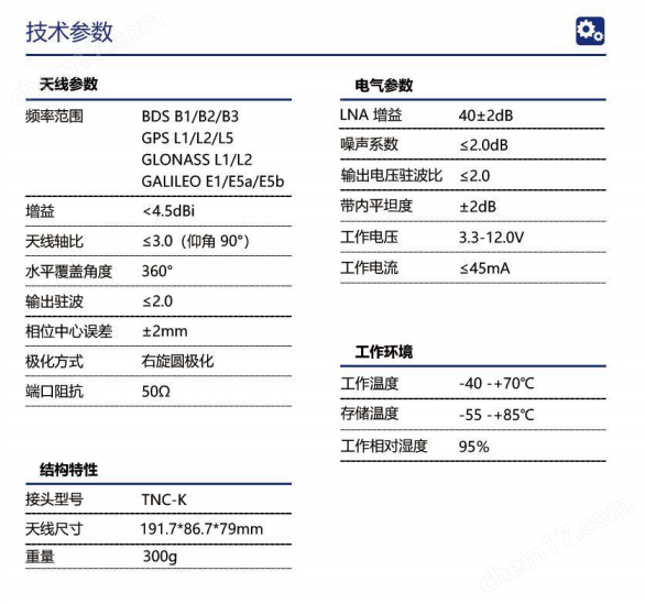 欧美在线这里只有精品 北天多星多频北斗高精度GNSS卫星导航天线