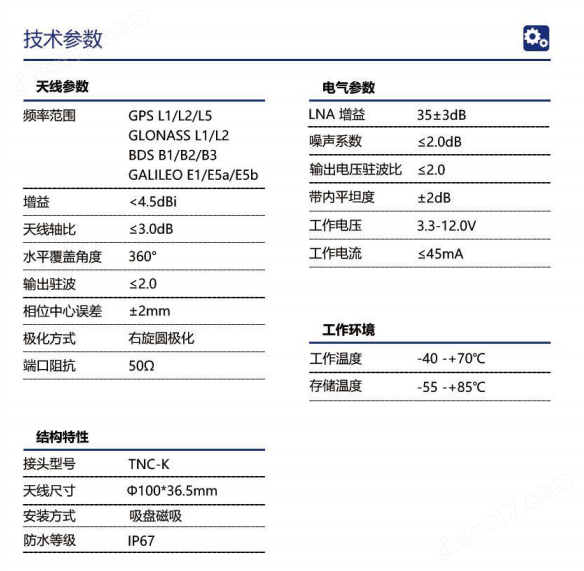 欧美在线这里只有精品 北天多星多频北斗高精度GNSS卫星导航天线